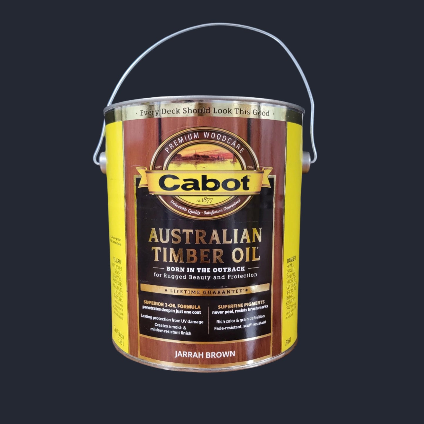 Cabot Australian Timber Oil Gallon size (Jarrah Brown)