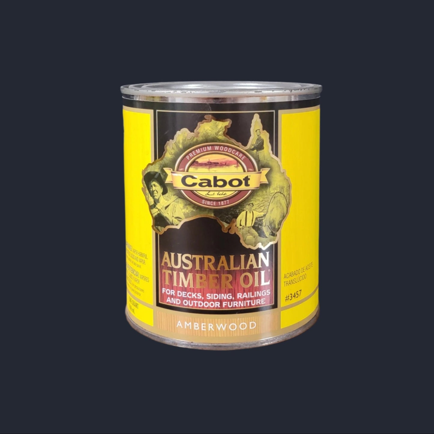 Cabot Australian Timber Oil Quart size (Amberwood)