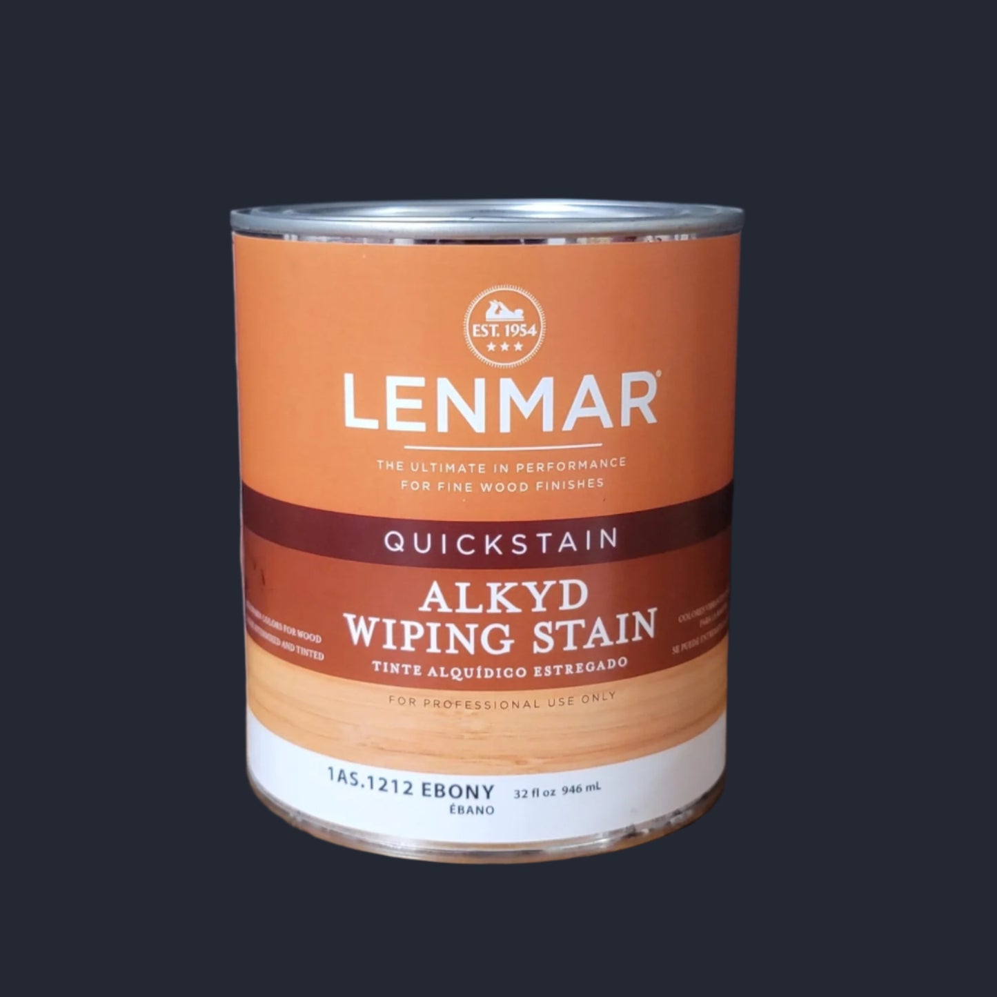 Lenmar Quickstain Quart(Ebony)