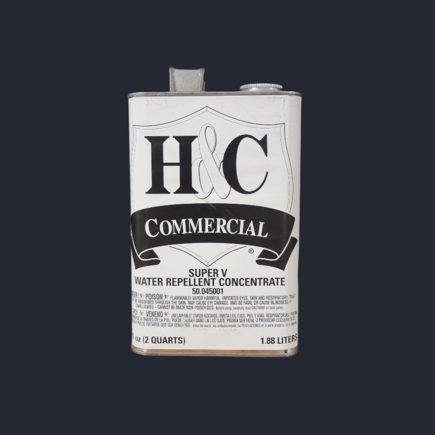 H&C Super V, Commercial water repellent for concrete (makes 5 gallons)