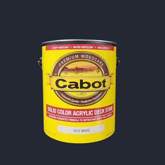 Cabot Solid Color Deck Stain White (Non-tintable)