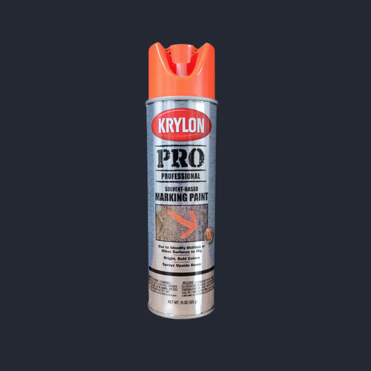 [BOX OF 6] Krylon PRO, Solvent-based marking paint, Orange